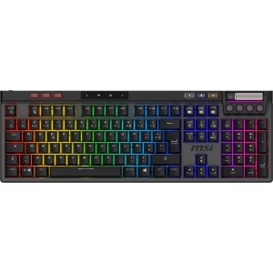 Tastatura Gaming MSI Strike PRO Wireless FR - Silentioasa, RGB, 4200 mAh