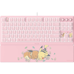 Tastatura Gaming Razer Ornata V3 TKL Pikachu Eevee, Iluminare Chroma, Ergonomica