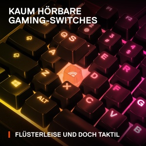 Tastatura Gaming SteelSeries Apex 3 - RGB 10-Zona, Switch-uri Silentioase, IP32 - Img 4
