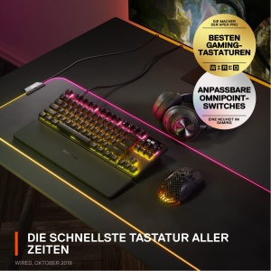 Tastatura Gaming SteelSeries Apex Pro TKL, Switch-uri HyperMagnetice, USB-C, 2023 - Img 3