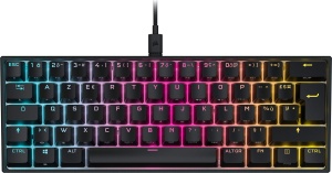 Tastatura mecanica Corsair K65 RGB-LED, Cherry MX Speed, Negru - Img 12