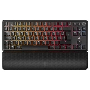 Tastatura mecanica Corsair K70 Core TKL Wireless RGB, Tenkeyless, Negru