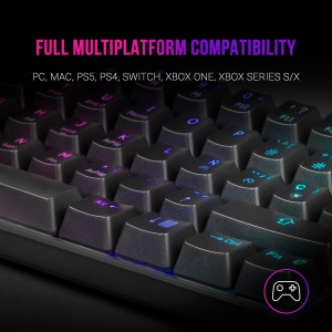 Tastatura mecanica Mars Gaming MKMINIBES, RGB, OUTEMU PRO Blau, Ultra-compacta - Img 5