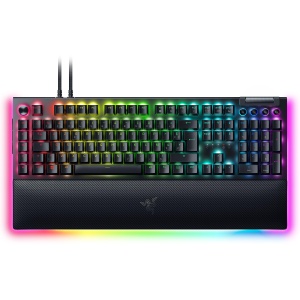 Tastatura mecanica Razer BlackWidow V4 Pro, Switch-uri galbene, RGB Chroma, 8 macro-taste