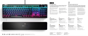 Tastatura mecanica SteelSeries Apex 7 - OLED, Switch-uri rosii, Layout AZERTY - Img 13