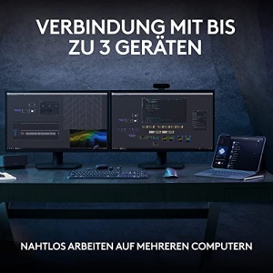 Tastatura wireless Logitech MX Keys S Plus Graphite iluminare inteligenta Bluetooth multi-device - Img 11