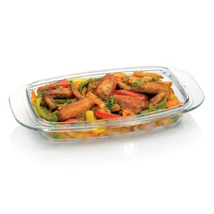Tava cu capac Tescoma PREMIUM 39 x 22 cm, antiaderenta, cu capac din sticla - Img 3