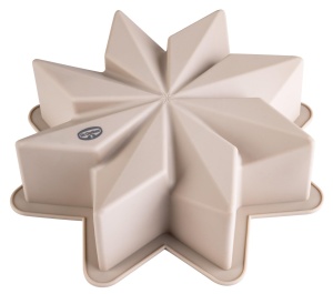 Tava de copt Dr. Oetker Holiday Joy, Silikon, 22 cm, Forma stea