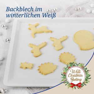 Tava de copt Dr. Oetker White Christmas Baking, 42 x 32 cm, antiaderenta, design de iarna - Img 4