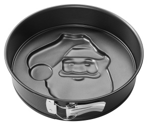 Tava de copt Zenker 26 cm cu 2 funduri motiv, antiaderenta, neagra
