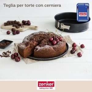 Tava de copt Zenker Black-Metallic cu fund plat 26 cm, antiaderenta, rezistenta la caldura - Img 4