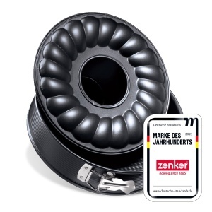 Tava de copt Zenker cu fund plat si fund tubular 26 cm, antiaderenta, neagra