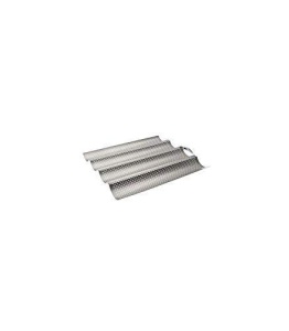 Tava pentru 4 Baguette IBILI 824804 din Otel Antiaderent 38x33 cm - Img 2