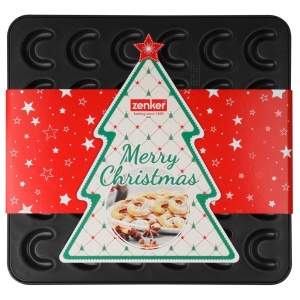 Tava pentru Biscuiti Zenker 30er Vanillekipferl, Negru, Antiadherenta - Img 8