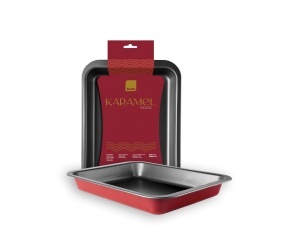 Tava pentru caramel IBILI 24x32 cm otel carbon antiaderenta