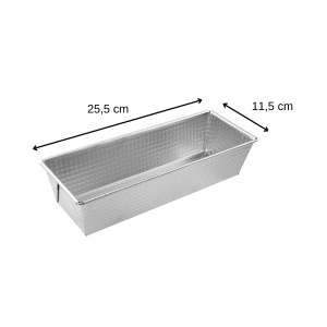 Tava pentru cozonac Zenker 6813, 25 cm, argintie, din otel aliat - Img 2