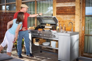 Tava pentru gratar ROSLE PRO, inox 1810, 3 litri, 41x22 cm - Img 3