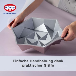Tava pentru Gugelhupf Dr. Oetker Origami, 2000ml, Rose-Gold, Antiaderenta - Img 6