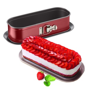 Tava pentru prajituri Tefal 1640314 Delibake, 30 x 11 cm, RosuGri - Img 4