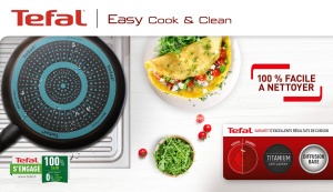 Tefal Easy CookClean Oala 18 cm Antiaderenta Distributie Uniforma Caldura - Img 2