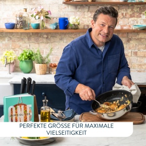 Tefal Jamie Oliver Cooks Classic E30690 Tigaie Servire 30 cm Antiaderenta Compatibila Inductie - Img 7