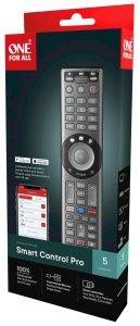 Telecomanda Universala One For All Smart Control Pro 5, 5 dispozitive, aplicatie gratuita - Img 6