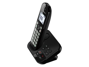 Telefon cordless Panasonic KX-TGC463, 3 mobilte, negru, cu raspuns automat - Img 3