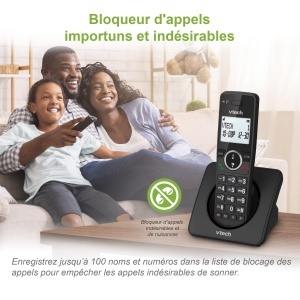 Telefon DECT VTech ES2000 cu Anrufblocker, 18 ore autonomie, ECO-Mod - Img 3
