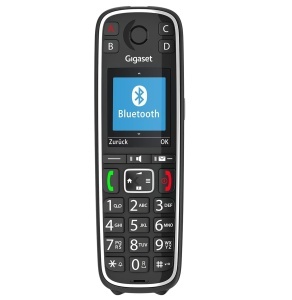 Telefon fara fir Gigaset E720HX, negru, cu display mare si functie SOS