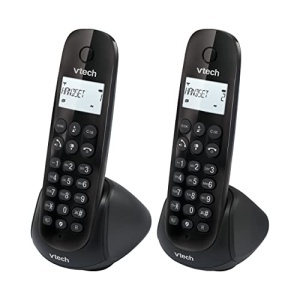 Telefon fara fir VTech CS1401 2 receptoare functie blocare apeluri ECO Mod negru - Img 14