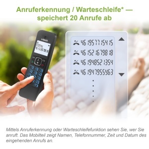 Telefon fara fir VTech LS1000 DECT ecran iluminat functie handsfree ECO Mode - Img 8