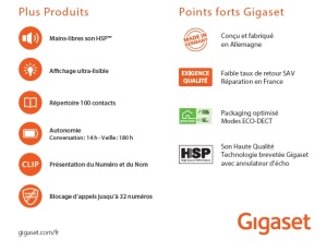 Telefon fix fara fir Gigaset A695A cu anunturi vocale, display mare, culoare gri - Img 4