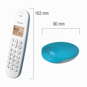 Telefon fix fara fir Logicom ILOA 150, display 4 linii, freisprech, turcoaz - Img 6