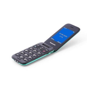 Telefon mobil seniori Panasonic KX-TU400EXC Mint SOS Notruftaste Display 24 inch - Img 5