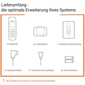 Telefon wireless Gigaset Comfort 520HX Duo 2 receptoare compatibil DECT titan-negru - Img 6