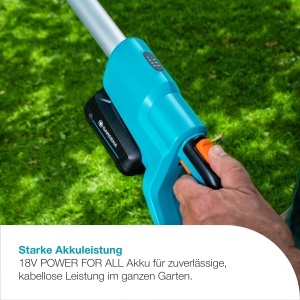 Telescop cu acumulator GARDENA TCS 2018V, inaltime taiere 4 m, cap de taiere reglabil - Img 6
