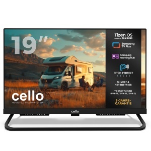 Televizor Smart Cello CTRAV-19TZ, 19 inch, Tizen OS, Triple Tuner, Bluetooth