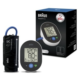 Tensiometru Braun ExactFit(tm) 2 | Precizie dovedita clinic | Afisaj cu coduri de culori | Manseta universala | Pentru uz necomercial | BUA4050