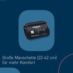 Tensiometru digital OMRON X2 Connect Bluetooth Manseta universala 22-42 cm - Img 2