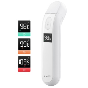 Termometru contactless iHealth PT2L pentru adulti si copii, cu afisaj LCD