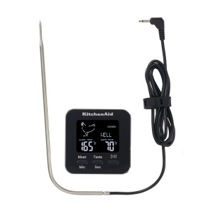 Termometru digital de bucatarie KitchenAid cu sonde, 250C, cronometru
