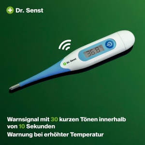 Termometru digital Dr. Senst cu alarma de febra, masurare rapida in 10 secunde - Img 3