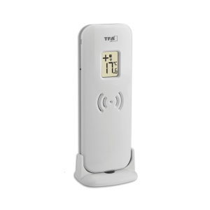 Termometru digital wireless TFA Dostmann DOUBLE CHECK, 2 senzori, alarma temperatura, negru - Img 5