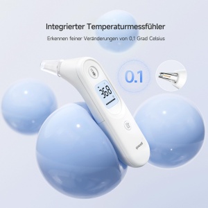 Termometru digital Yuwell YHT101 pentru copii si adulti, masurare rapida, display mare - Img 2