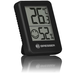 Termometru Hygrometru Bresser 6 piese, digital, cu indicator Smiley, negru - Img 4