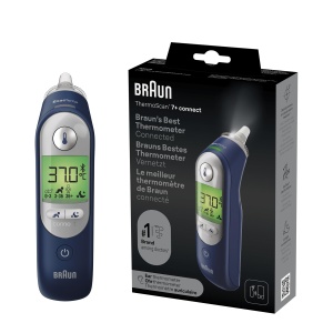 Termometru pentru urechi Braun ThermoScan(r) 7+ connect | Compatibil cu aplicatia Braun Family Care(tm) | Tehnologie de precizie(r) a varstei | Afisaj digital cu coduri de culori | Prietenos cu bebelusii si copiii mici - Img 7
