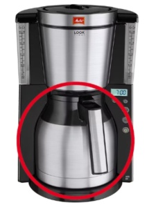 Termos cafea Melitta Look Deluxe - 1,2 l, inox, design elegant - Img 2