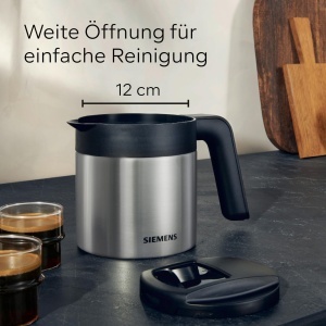 Termos cafea Siemens TZ40001, 1L, inox, cu functie de mentinere a caldurii - Img 5