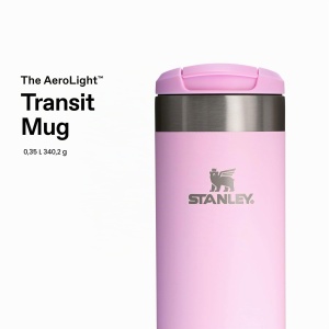 Termos cu capacitate de 0.35L Stanley Aerolight Transit - Cherry Blossom - Img 3