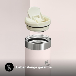Termos cu capacitate de 0.6L Stanley Aerolight Transit - Usor, Rezistent la varsare, Roz - Img 5